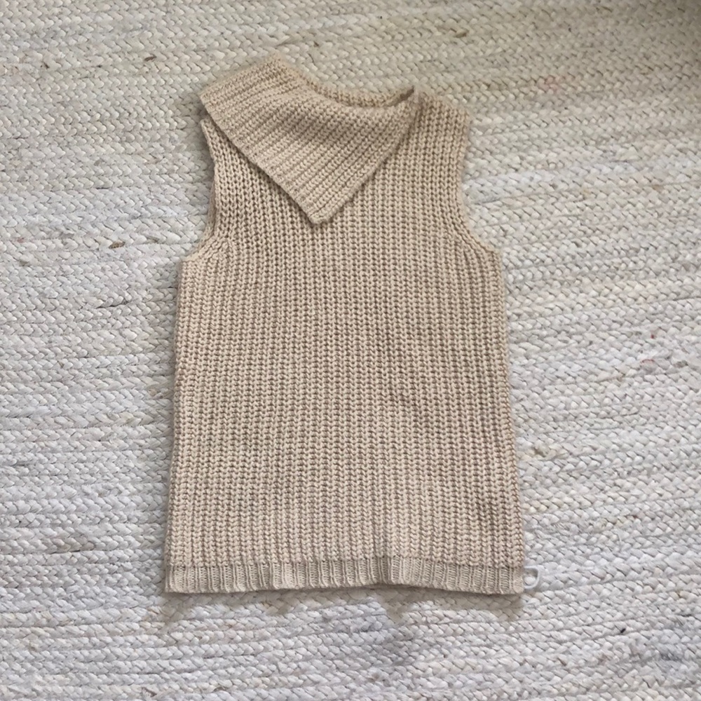 J. Crew sz M sweater material sleeveless top